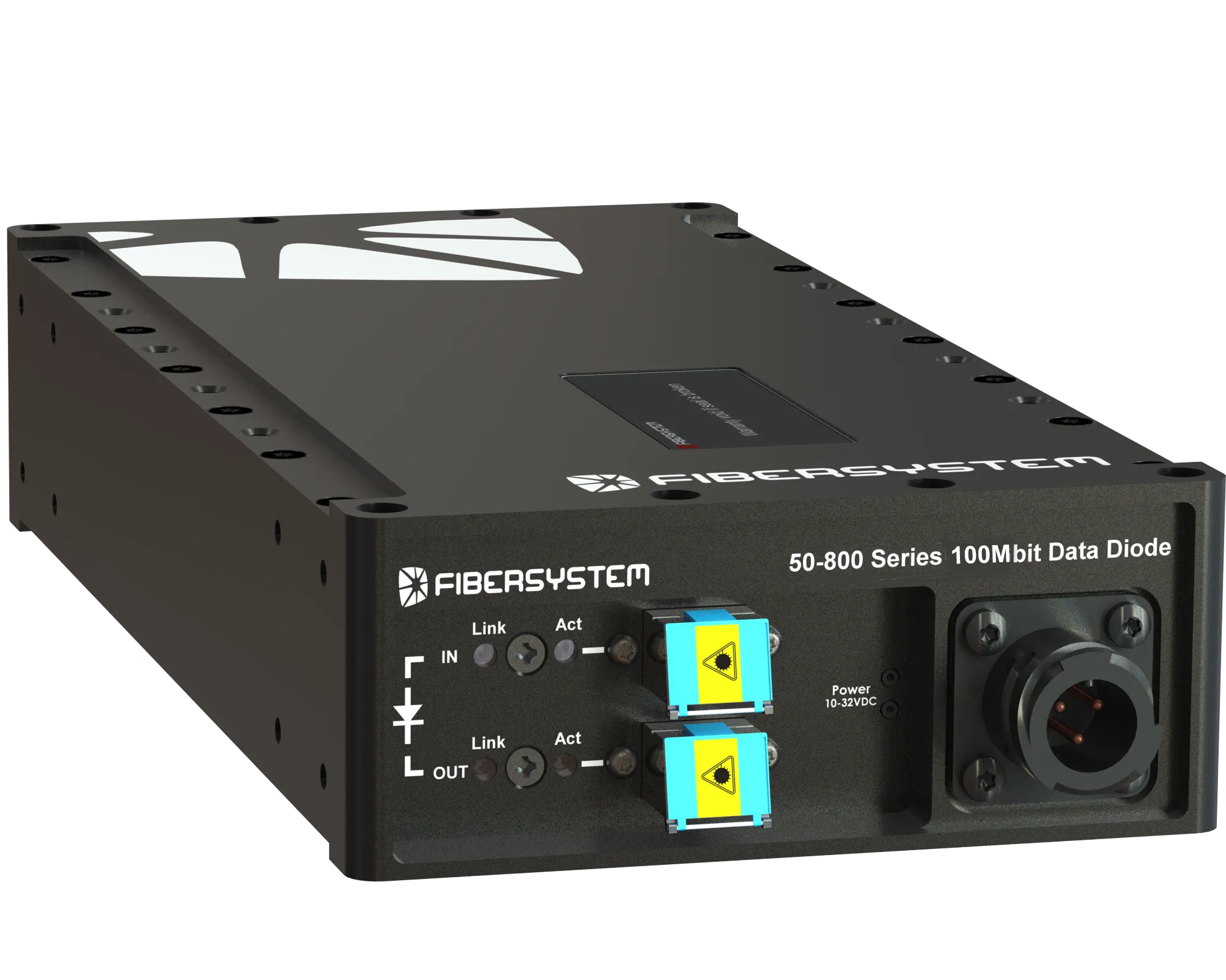 Data Diode Rugged 100 Mbit MM, the 100 Mbit variant
