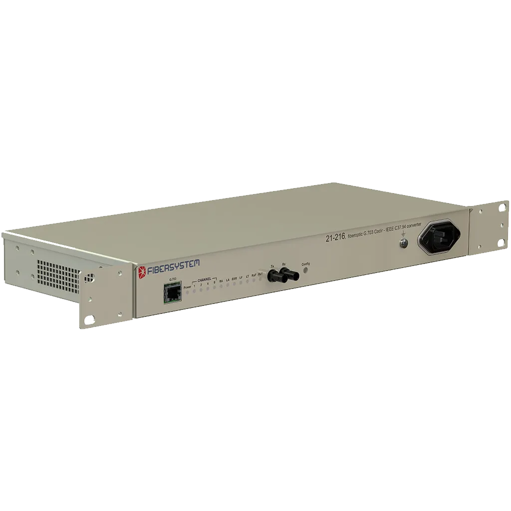 Fiber Optic Converter G.703 Codir C37.94 (21-216)