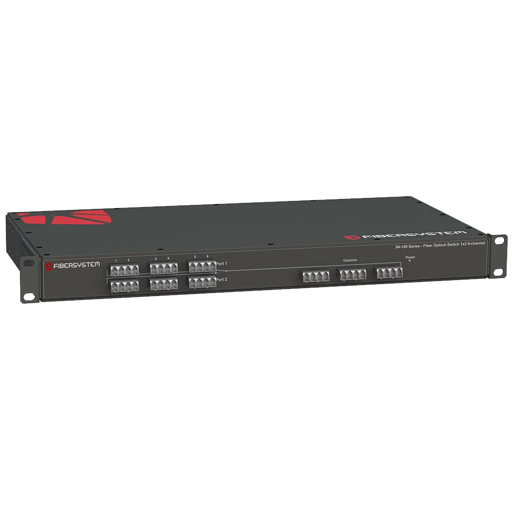 Fiber Optic Switch 1x2 6-channel
